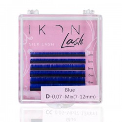 0510 Color Lashes(Blue)- 0,07 - D - 7-12. mm -6 strisce