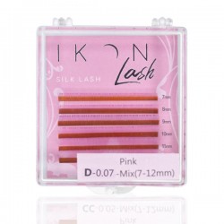 Color Lashes Pink D 0.07 Mix 7-12 mm